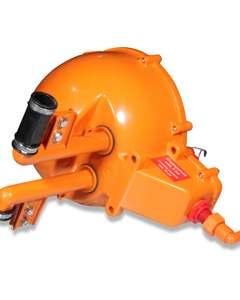 Ball tank with flushing system 2 outlets f/floor management